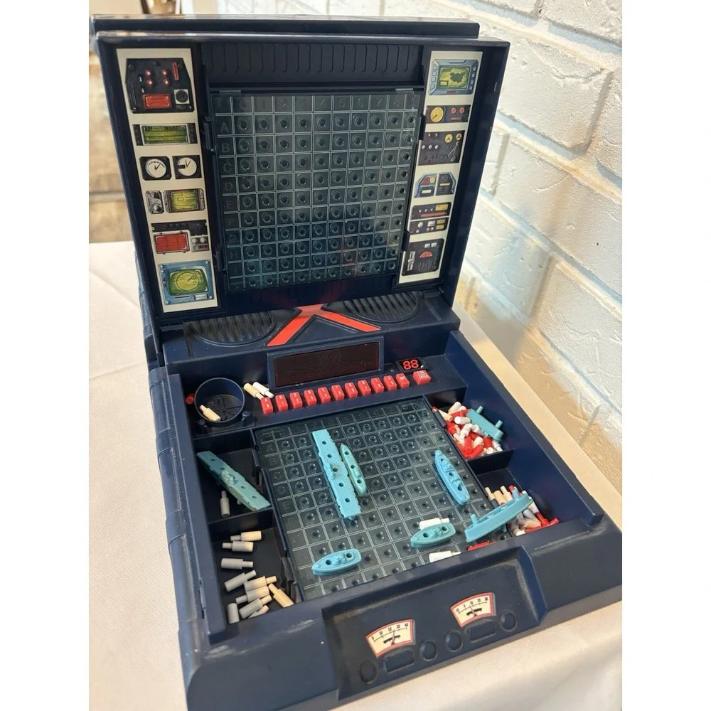 Vintage 1989 Milton Bradley Electronic Talking Battleship Game Tested Working